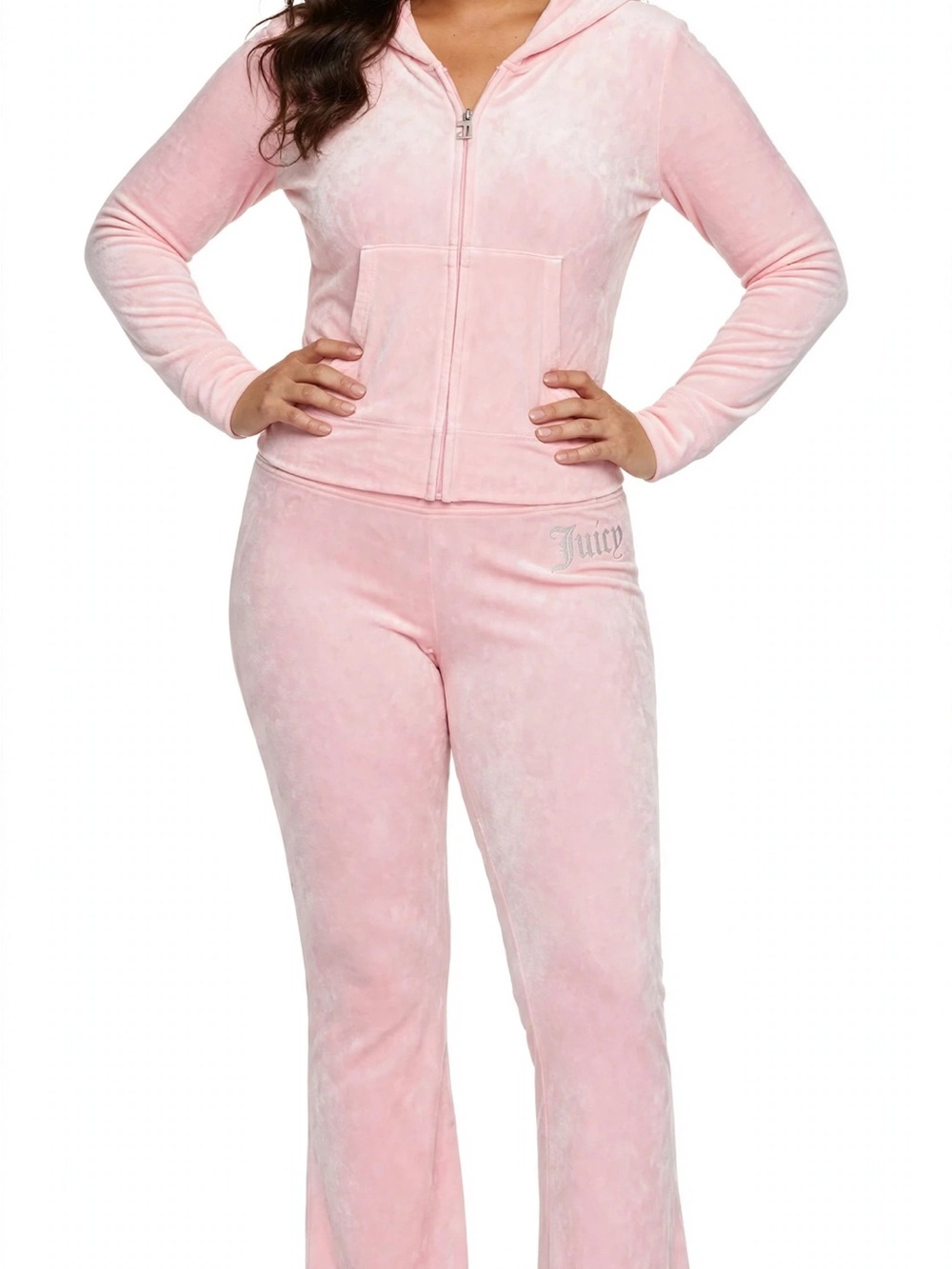 Juicy Couture Light Pink Large Velour Tracksuit